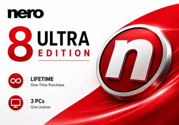 Nero 8 Ultra Edition Key (3 PC)