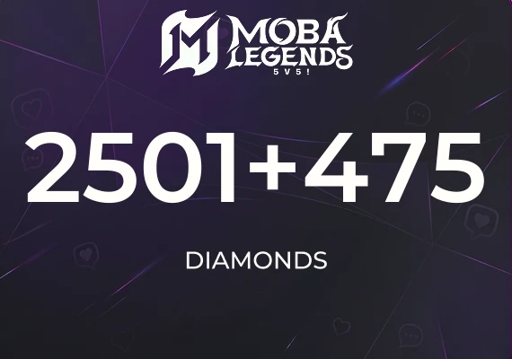 Moba Legends - 2501 Diamonds + 475 Bonus
