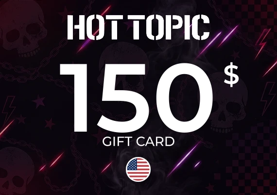 Hot Topic Gift Card 150 USD