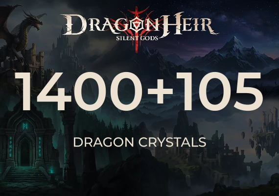 Dragonheir: Silent Gods - 1400 +105 Dragon Crystal