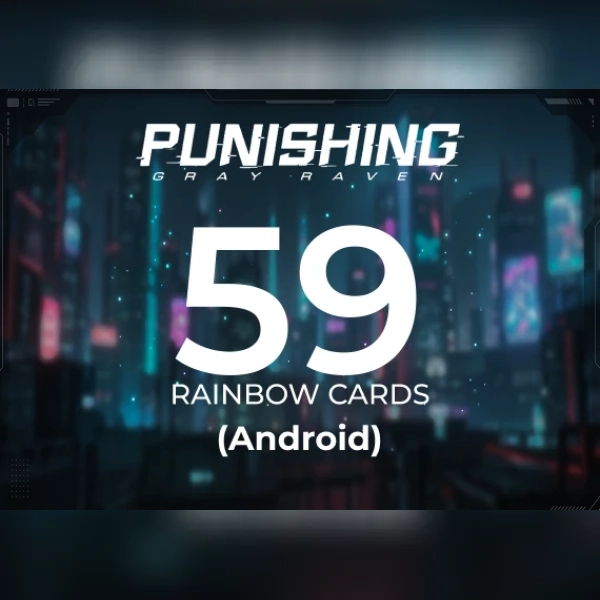 Punishing Gray Raven - 59 Rainbow Cards (Android) Direct Top-Up - GLOBAL
