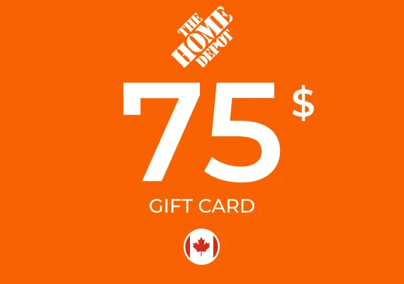 The Home Depot Gift Card 75 CAD