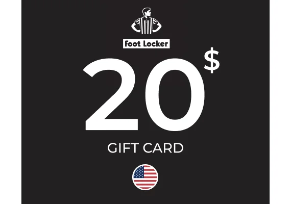 Foot Locker Gift Card 20 USD