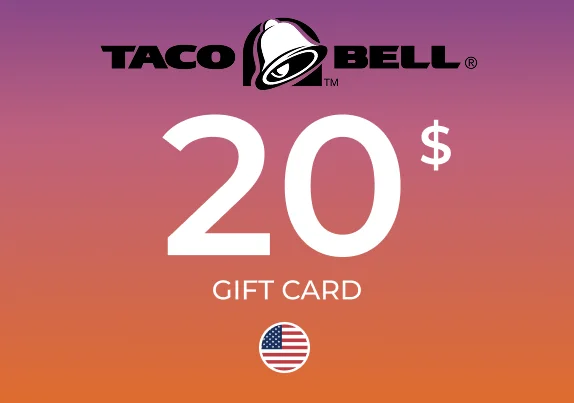 Taco Bell Gift Card 20 USD