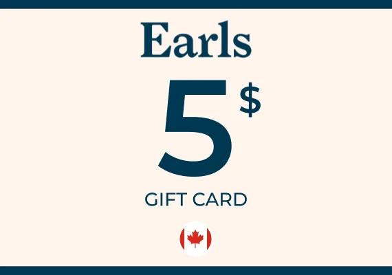 Earls Gift Card 5 CAD