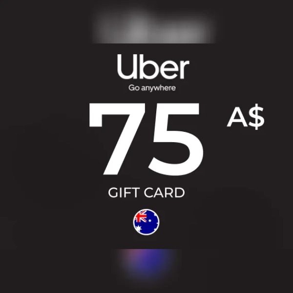 Uber Rides Gift Card 75 AUD Key - AUSTRALIA
