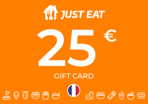 Just Eat Gift Card 25 EUR (FR) Key - FRANCE