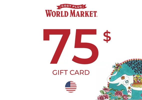 Cost Plus World Market Gift Card 75 USD