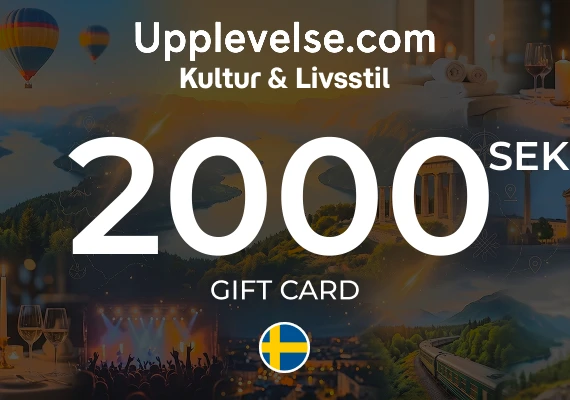 Kultur & Livsstil - Upplevelse.com Gift Card 2000 SEK
