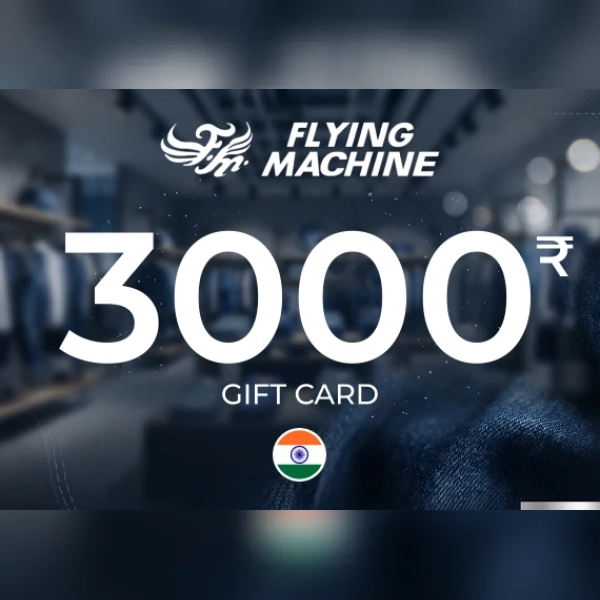 Flying Machine Gift Card 3000 INR Key - INDIA