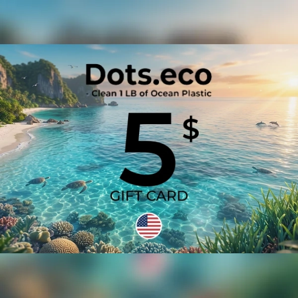 Dots.eco - Clean 1 LB of Ocean Plastic Gift Card 5 USD Key - UNITED STATES
