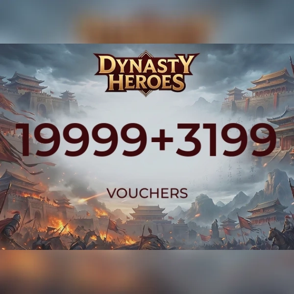 Dynasty Heros - 19999 Voucher + 3199 Voucher Direct Top-Up - GLOBAL