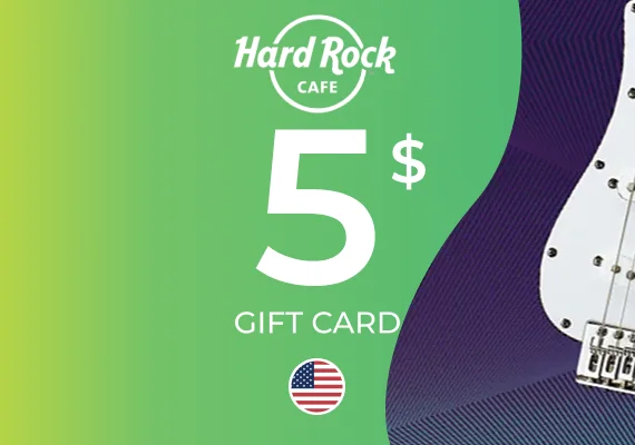 Hard Rock Cafe Gift Card 5 USD Key - UNITED STATES