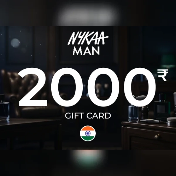 Men's Nykaa Man Gift Card 2000 Inr Key - India