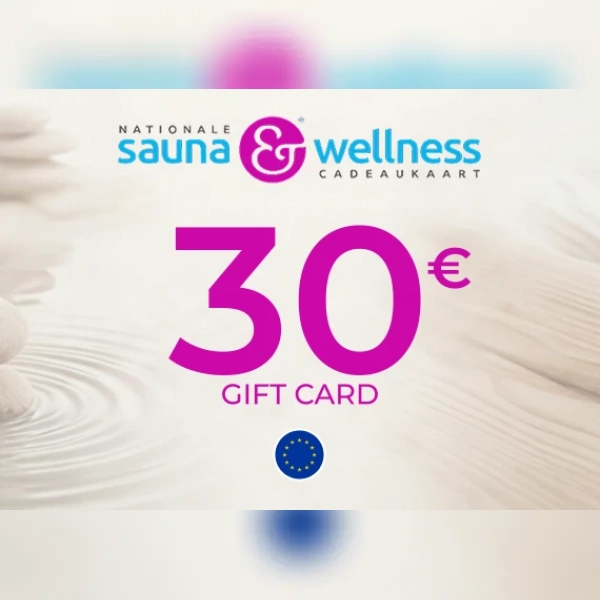 Sauna & Wellness Cadeaukaart Gift Card 30 EUR Key – EUROPE