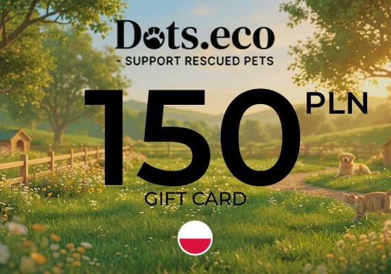 Dots.eco - Support Rescued Pets Gift Card 150 PLN
