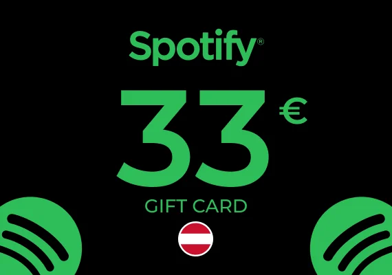 Spotify Gift Card 33 EUR