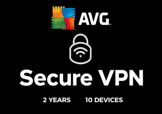 AVG Secure VPN 2 Years 10 Devices