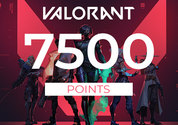 VALORANT Gift Card - 7500 Valorant Points Key - ASIA