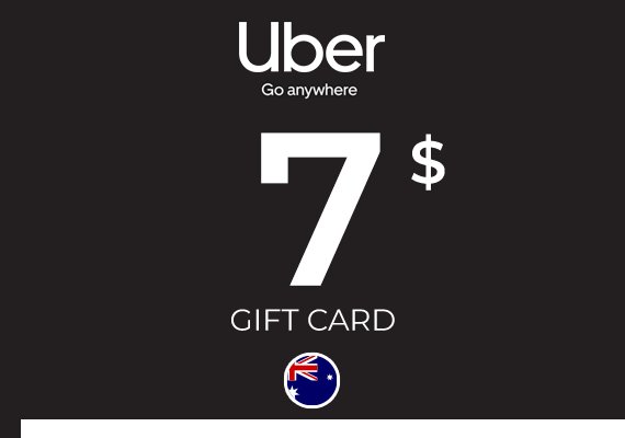 Uber Gift Card 7 AUD Uber Gift Card 7 AUD