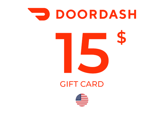 DoorDash Gift Card 15 USD DoorDash Gift Card 15 USD