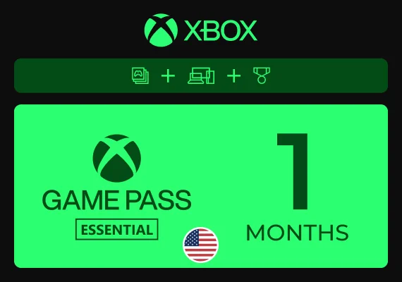 Xbox Game Pass Core (Essential) 1 Month  Xbox Game Pass Core (Essential) 1 Month