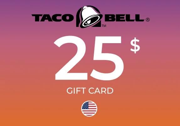 Taco Bell Gift Card 25 USD