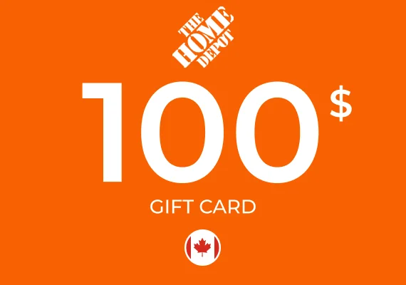 The Home Depot Gift Card 100 CAD