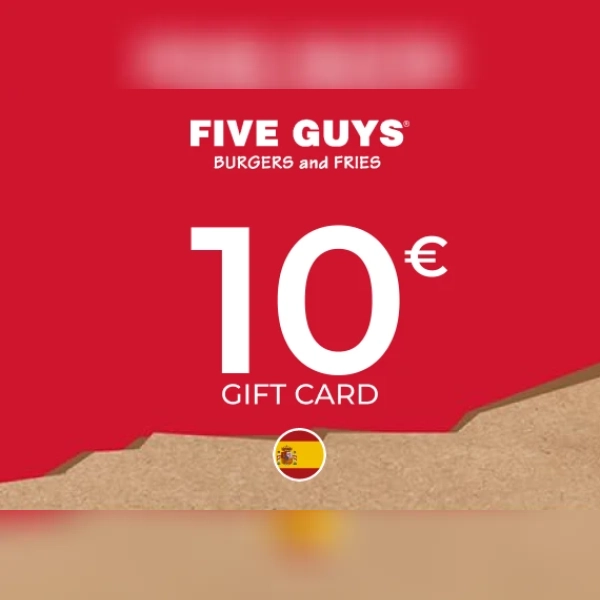Five Guys Gift Card 10 EUR Key - SPAIN