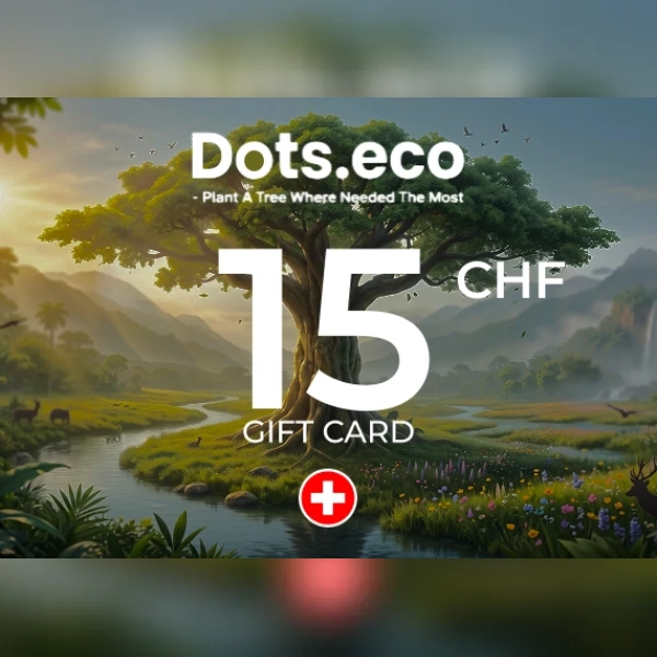 Dots.eco - Plant A Tree Where Needed The Most Gift Card 15 CHF Key - SWITZERLAND