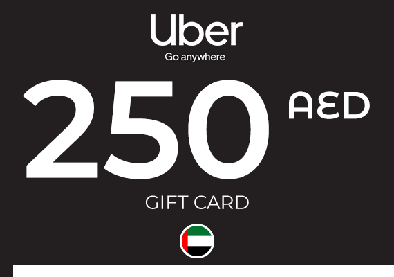 Uber Gift Card 250 AED Uber Gift Card 250 AED