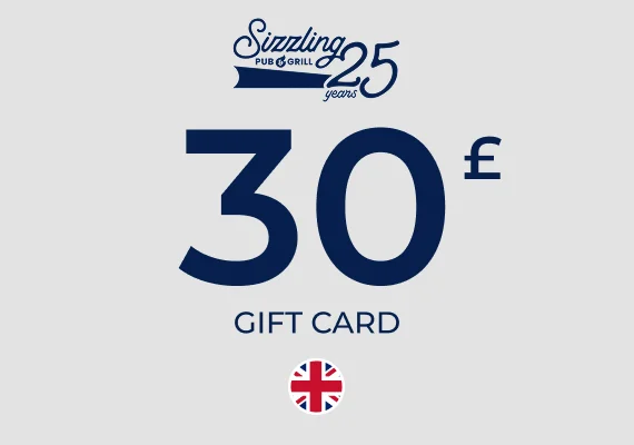 Sizzling Pubs Gift Card 30 GBP