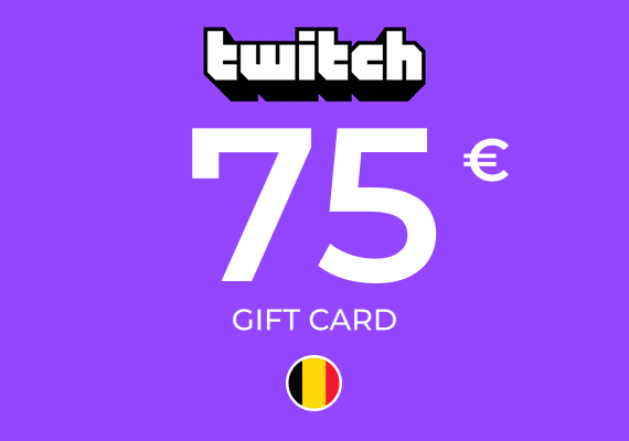 Twitch Gift Card 75 EUR Twitch Gift Card 75 EUR