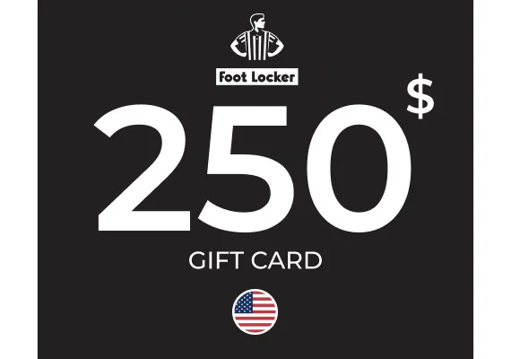 Foot Locker Gift Card 250 USD