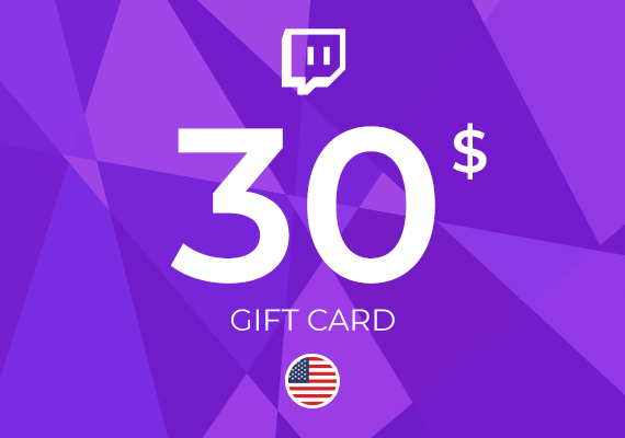 Twitch Gift Card 30 USD Twitch Gift Card 30 USD