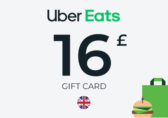 Uber Eats Gift Card 16 GBP