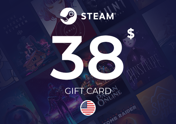 Steam Wallet Gift Card 38 USD Key - UNITED STATES