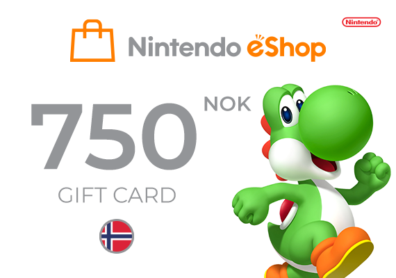 Nintendo eShop Card 750 NOK