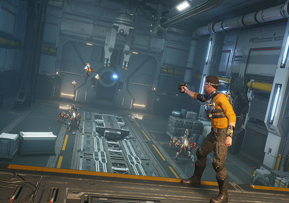 Harness the power of your jetpack for seamless jumping, air-dashing, gliding, and speedy navigation across the awe-inspiring in-game open world. Harness the power of your jetpack for seamless jumping, air-dashing, gliding, and speedy navigation across the awe-inspiring in-game open world.