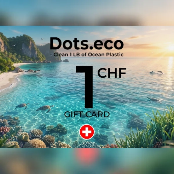 Dots.eco - Clean 1 LB of Ocean Plastic Gift Card 1 CHF Key - SWITZERLAND