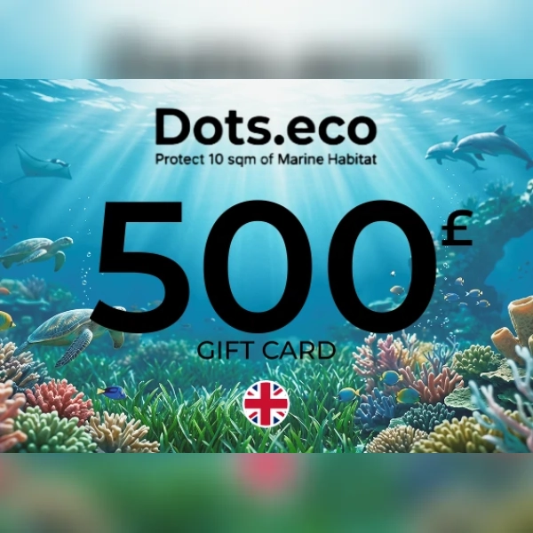 Dots.eco - Protect 10 sqm of Marine Habitat Gift Card 500 GBP Key - UNITED KINGDOM