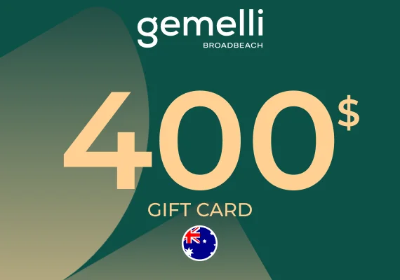 Gemelli Broadbeach Gift Card 400 AUD
