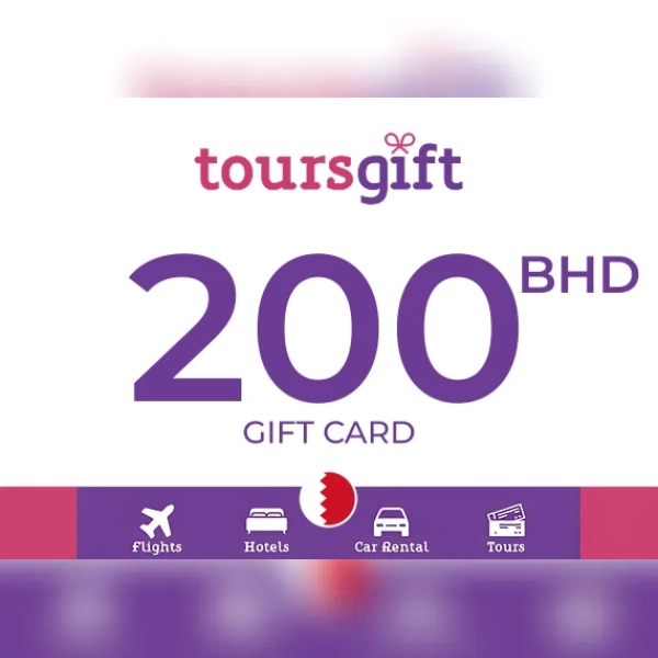 ToursGift Gift Card 200 BHD Key - BAHRAIN