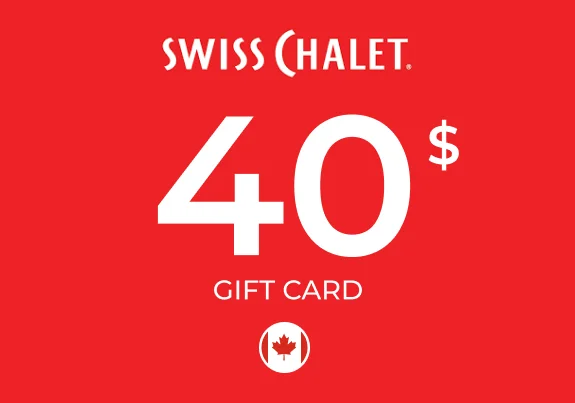 Swiss Chalet Gift Card 40 CAD