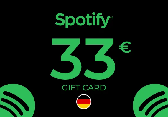 Spotify Gift Card 33 EUR
