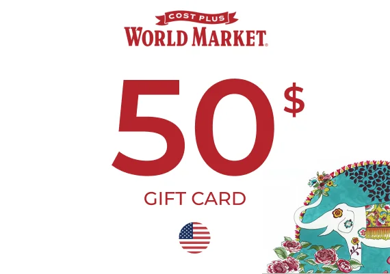 Cost Plus World Market Gift Card 50 USD