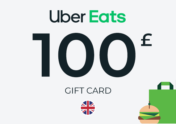 Uber Eats Gift Card 100 GBP Uber Eats Gift Card 100 GBP