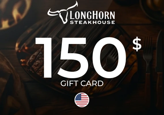 LongHorn Steakhouse Gift Card 150 USD