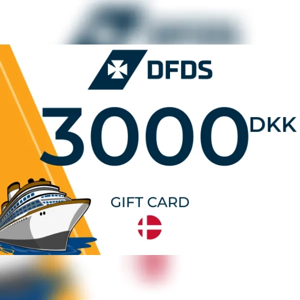 DFDS Gift Card 3000 DKK Key - DENMARK