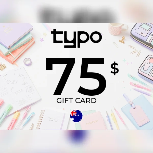 Typo Gift Card 75 AUD Key - AUSTRALIA